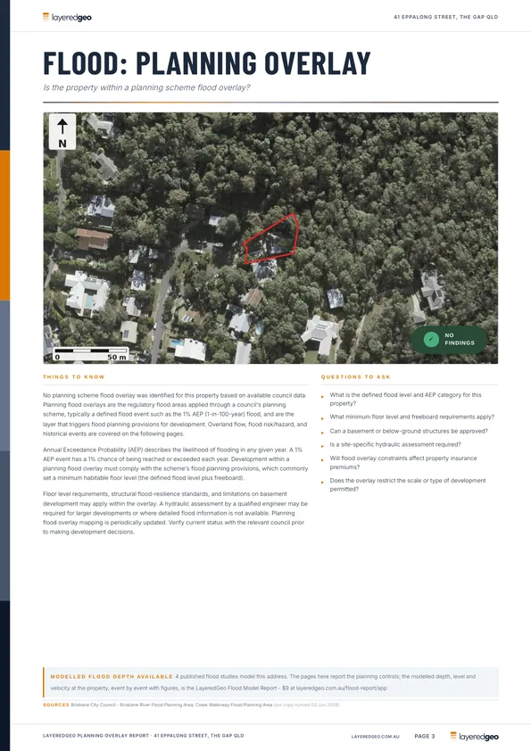 Flood planning overlay page