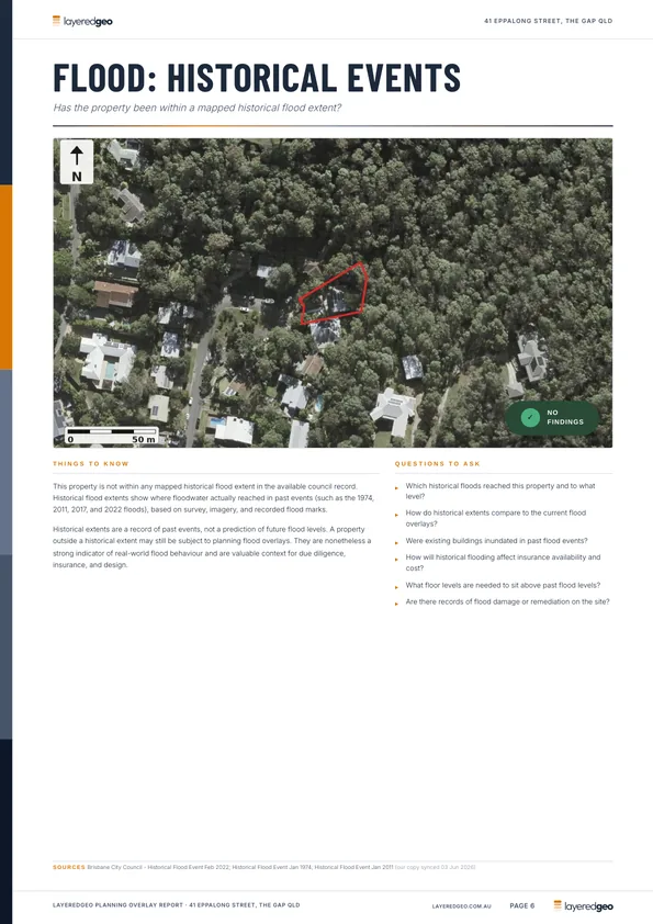 Flood historical events page